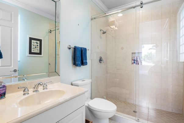 Bathroom, Glass Shower, Interior