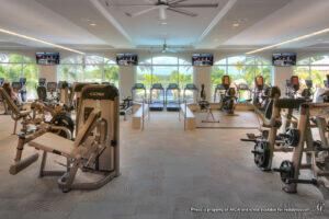 Fitness Equipment, Gym, Interior, Recessed Lighting