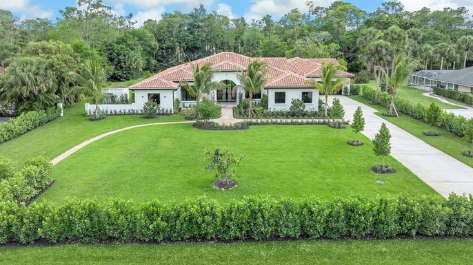 Backyard, Exterior, Facade, Spanish Mediterranean