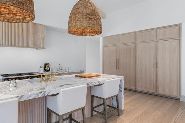 Interior, Kitchen, Wood Texture Flooring
