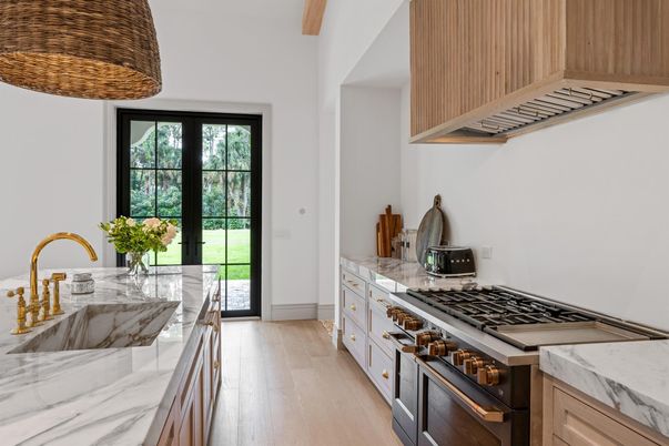 Interior, Kitchen, Wood Texture Flooring