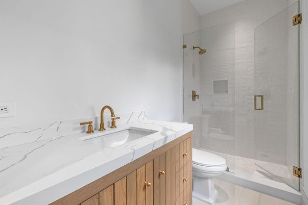 Bathroom, Glass Shower, Interior