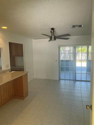 Empty room, Interior, Kitchen, Recessed Lighting