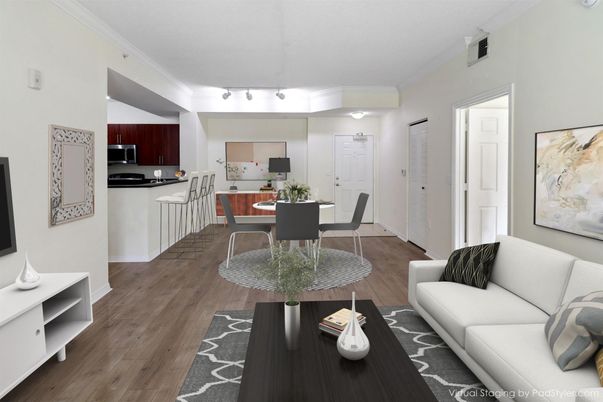 Dining room, Interior, Kitchen, Living room, Wood Texture Flooring