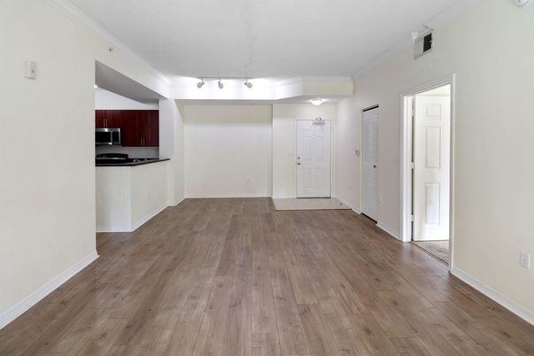 Empty room, Interior, Kitchen, Wood Texture Flooring