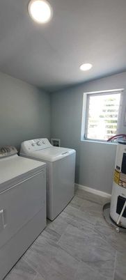 Interior, Recessed Lighting, Washer