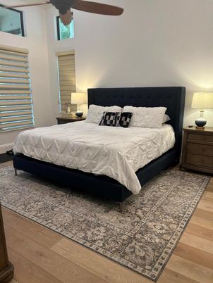 Bedroom, Interior, Wood Texture Flooring