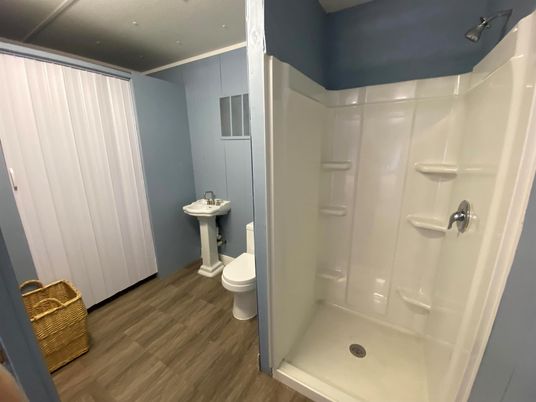 Bathroom, Interior, Wood Texture Flooring