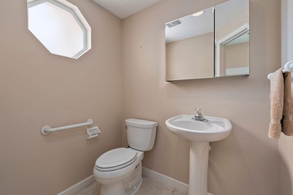 Bathroom, Interior, Recessed Lighting