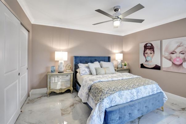 Bedroom, Interior, Marble