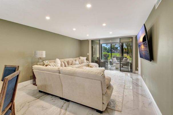Interior, Living room, Marble, Recessed Lighting