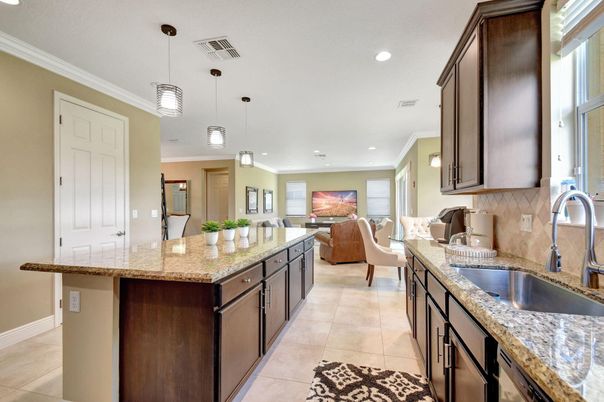 Interior, Kitchen, Living room, Pendant Lights, Recessed Lighting