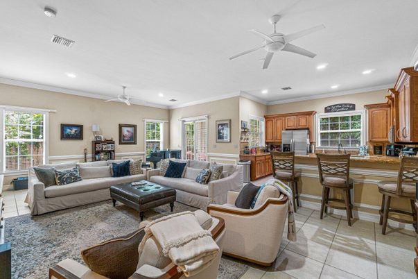 Interior, Kitchen, Living room, Recessed Lighting