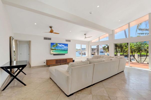 Interior, Living room, Recessed Lighting