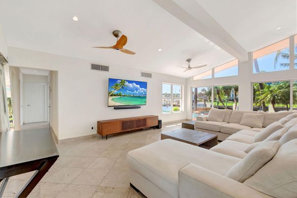 Interior, Living room, Recessed Lighting
