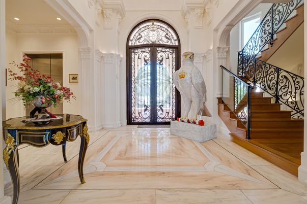 Interior, Marble, Recessed Lighting