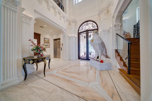 Interior, Marble, Recessed Lighting