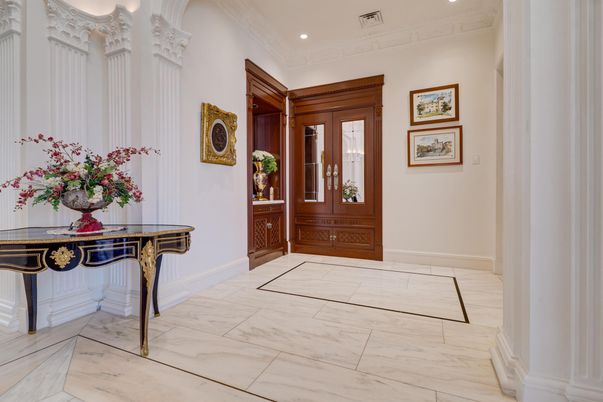Interior, Marble, Recessed Lighting