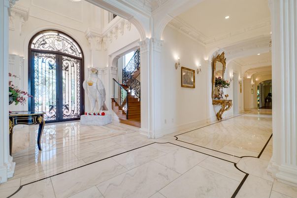 Interior, Marble, Recessed Lighting