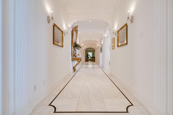 Interior, Marble, Recessed Lighting