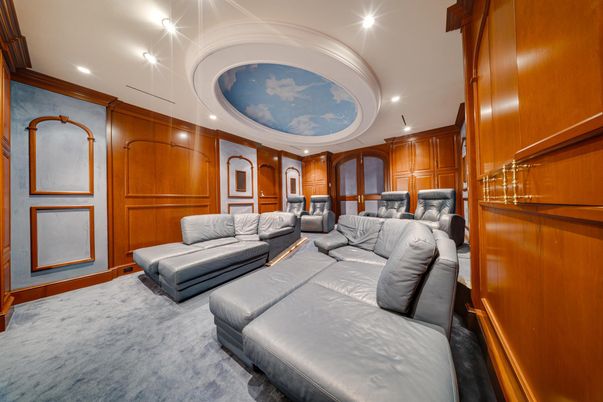 Home Theatre Room, Interior, Recessed Lighting, Theatre Room