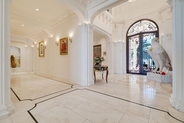 Interior, Marble, Recessed Lighting