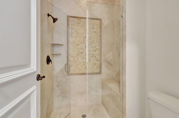 Bathroom, Glass Shower, Interior