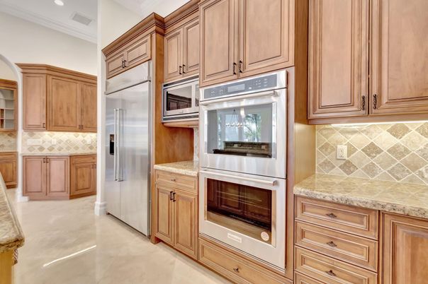 Interior, Kitchen, Recessed Lighting, Stainless Steel Appliances