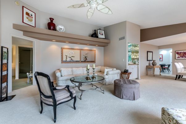 Interior, Living room, Recessed Lighting