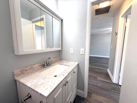 Bathroom, Interior, Wood Texture Flooring