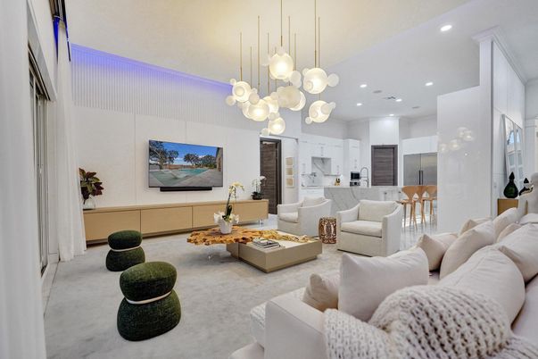 Interior, Kitchen, Living room, Pendant Lights, Recessed Lighting