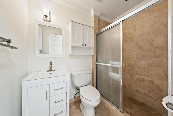 Bathroom, Glass Shower, Interior