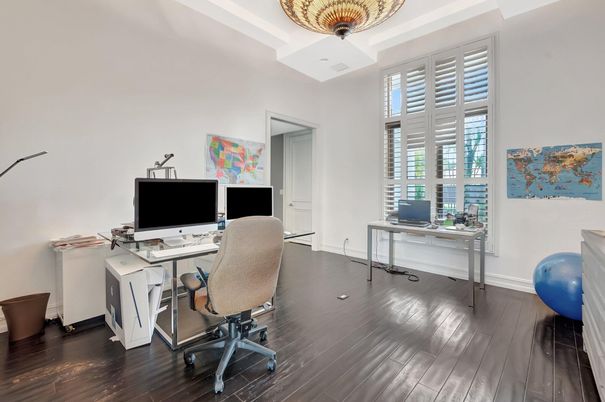 Home Office, Interior, Wood Texture Flooring