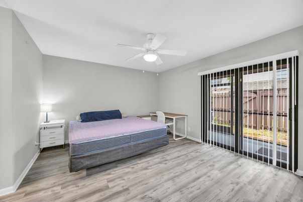 Bedroom, Interior, Wood Texture Flooring