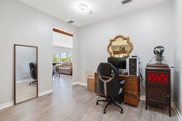 Home Office, Interior, Wood Texture Flooring