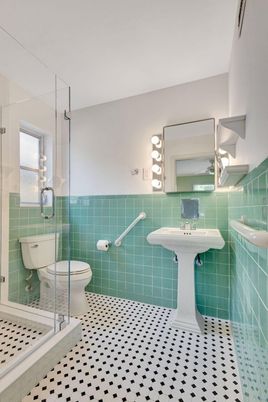 Bathroom, Glass Shower, Interior
