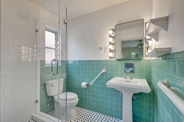 Bathroom, Glass Shower, Interior