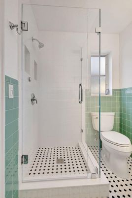Bathroom, Glass Shower, Interior