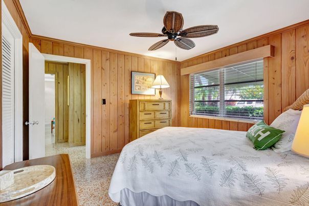 Bedroom, Interior, Wooden Walls
