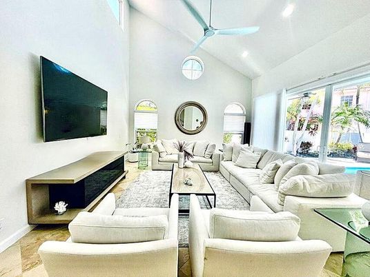 Interior, Living room, Recessed Lighting