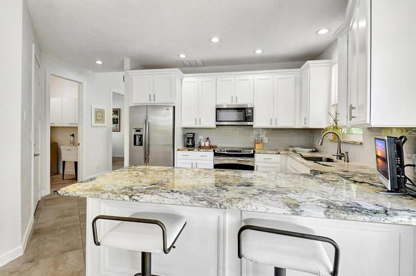 Interior, Kitchen, Recessed Lighting, Stainless Steel Appliances