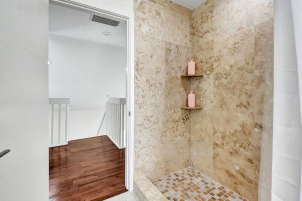 Bathroom, Interior, Wood Texture Flooring