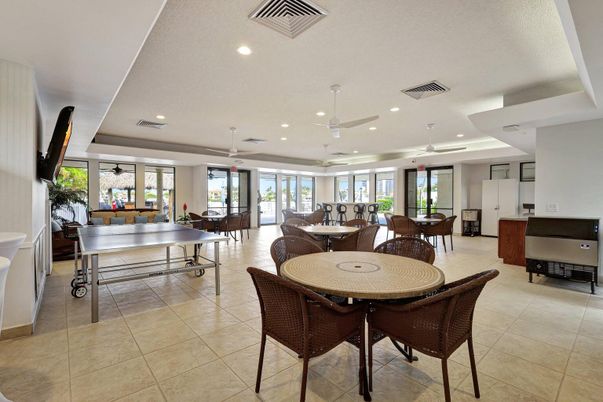 Dining room, Game Room, Interior, Recessed Lighting
