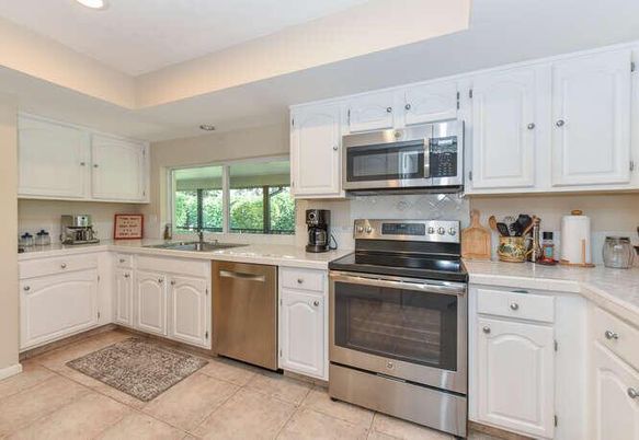 Interior, Kitchen, Recessed Lighting, Stainless Steel Appliances
