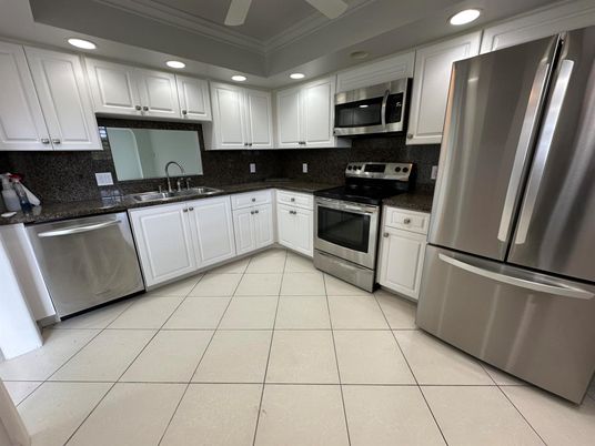 Interior, Kitchen, Recessed Lighting, Stainless Steel Appliances