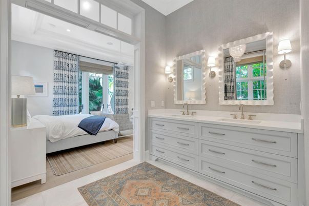 Bathroom, Bedroom, Dual Sink Vanities, Interior, Recessed Lighting