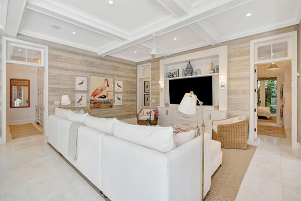 Interior, Living room, Recessed Lighting