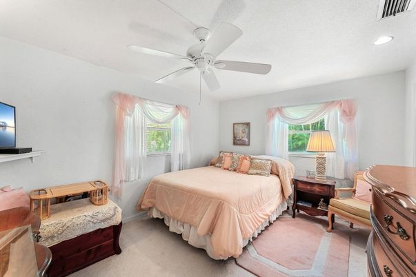 Bedroom, Interior, Recessed Lighting
