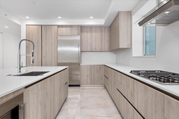 Interior, Kitchen, Recessed Lighting, Stainless Steel Appliances