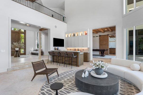 Billiard Table, Game Room, Interior, Living room, Recessed Lighting